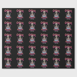 Papel De Regalo Desayuno de asesinos de cereales Gracioso Cereal B