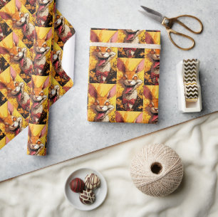 Papel De Regalo Descomposición de pajarita de liebre loca