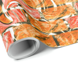 Papel De Regalo Desenho no estilo tijolos com tom de brilho