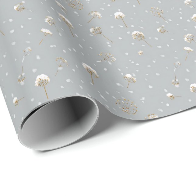 Papel de regalo Deseo de diente de león (Esquina del rollo)