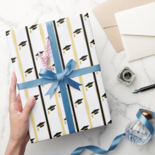 Papel De Regalo Desfile de Gorras de Graduación