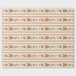 Papel De Regalo Desfile de pan de jengibre de Vickie-Crema