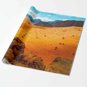 Papel De Regalo Desierto de Wadi Rum, desierto de Jordania, wadi, 