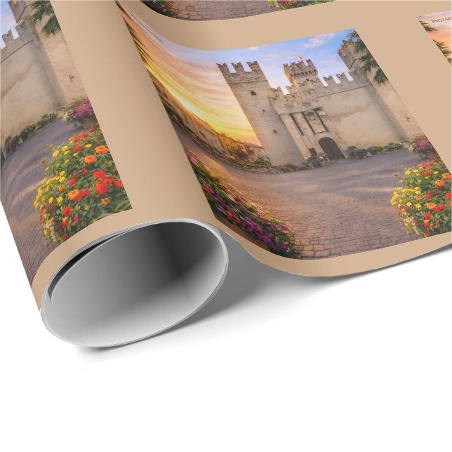 Papel De Regalo Design elegante e raffinato (Esquina del rollo)