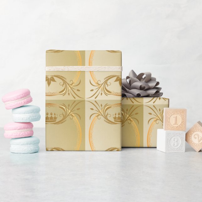 Papel De Regalo Design elegante e raffinato (Baby Shower)