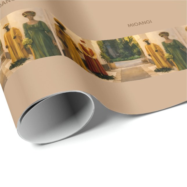 Papel De Regalo Design elegante e raffinato (Esquina del rollo)