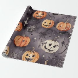 Papel De Regalo Deslumbramiento del parche de calabaza: patrón esp