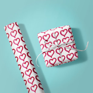 Papel De Regalo Desordenado - un corazón dibujado imperfectamente