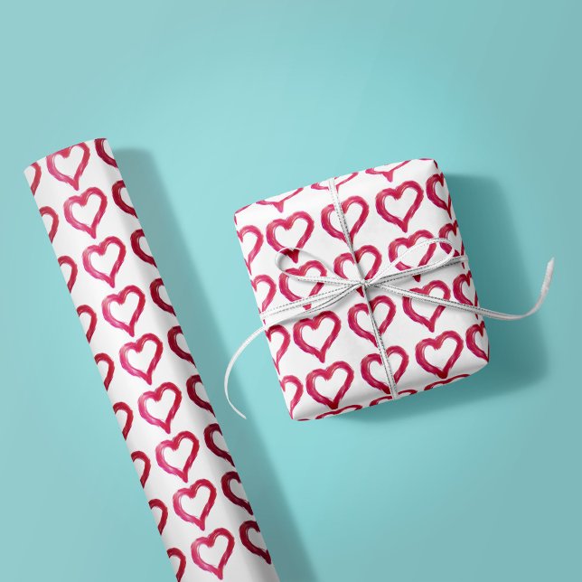 Papel De Regalo Desordenado - un corazón dibujado imperfectamente (Subido por el creador)