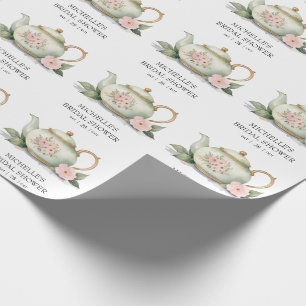 Papel De Regalo Despedida de soltera con té personalizado al estil