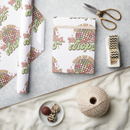 Papel De Regalo Despiértame Cuando La Pelota Cae Año Nuevo 2024