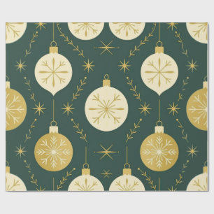Papel De Regalo Destellos de hoja perenne