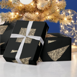 Papel De Regalo Destellos de Mandala de Oro