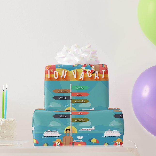 Papel De Regalo Destinos de vacaciones (Subido por el creador)