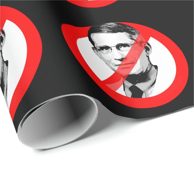 PAPEL DE REGALO DETENER A TONY FAUCI (Esquina del rollo)