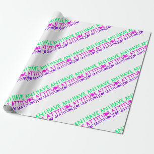 Papel De Regalo Detox AA de la recuperación de la gratitud de la