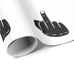 Papel De Regalo Devil cuerno sign language pictogram for rock