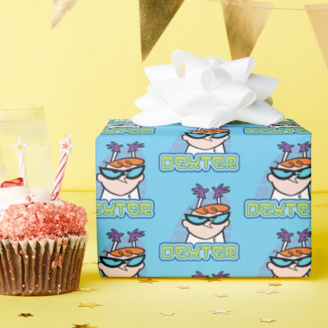 Papel De Regalo Dexter Character Name Graphic (Fiesta de cumpleaños )