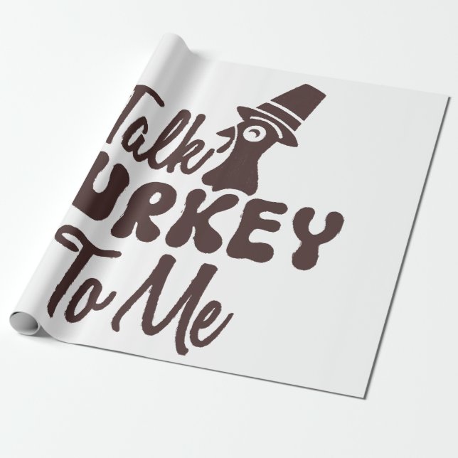 Papel De Regalo Día de Acción de Gracias (Desenrollado)