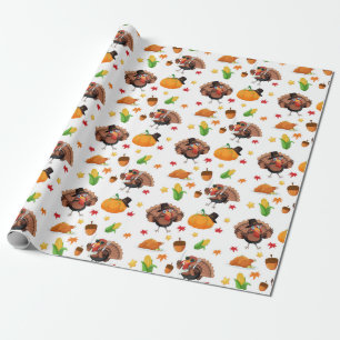 Papel De Regalo Día de Acción de Gracias
