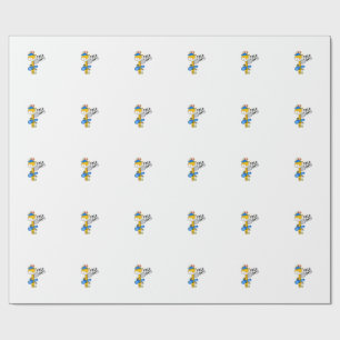 Papel De Regalo Día de Campo de Tenis de Jirafa Adorable – Persona