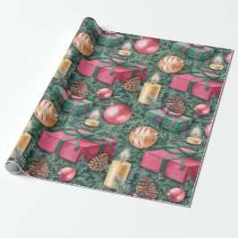 Papel De Regalo Día de fiesta del navidad - regalos bonitos de la