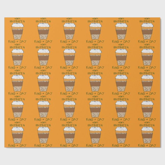 Papel De Regalo Día de Ibuprofeno Venti (Superficie plana)