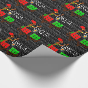 Papel De Regalo Día de Kwanzaa 1 Iluminación de Umoja Kinara Unity