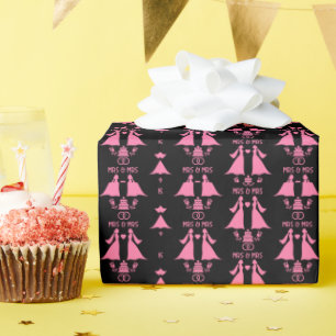 Papel De Regalo Día de la boda de Chicas homosexuales