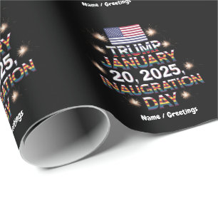 Papel De Regalo Día de la Inauguración de Trump, 20 de enero de 20
