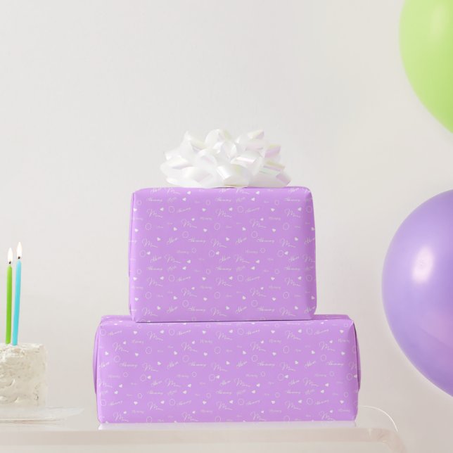 Papel De Regalo Día de la Madre (Regalos de fiesta)