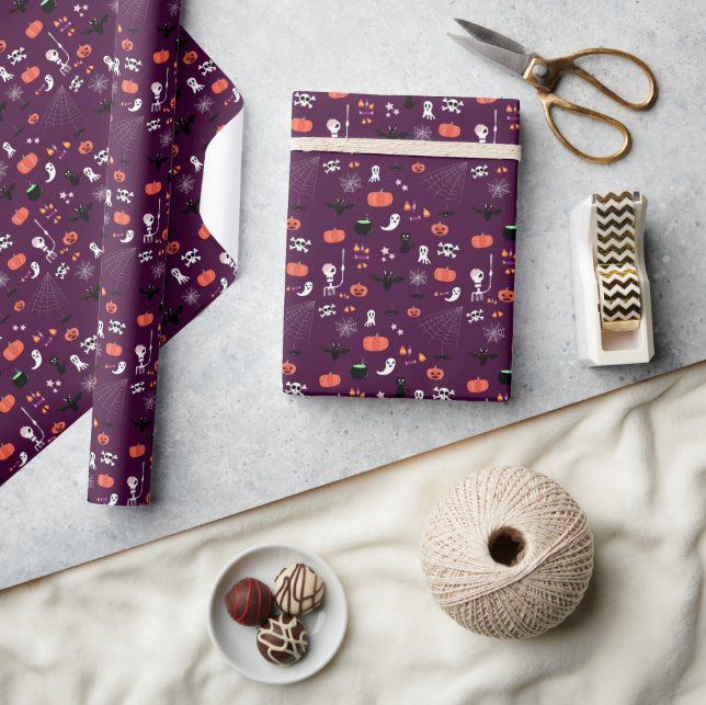 Papel De Regalo Día de las Brujas (Artesanía)