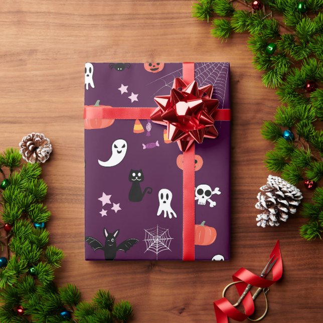 Papel De Regalo Día de las Brujas (Regalo de vacaciones)