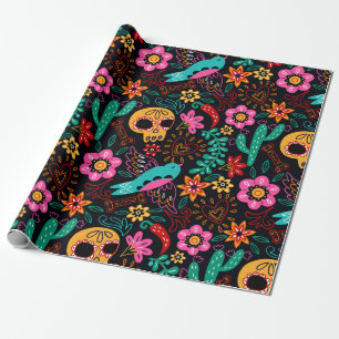 Papel De Regalo Día de los muertos