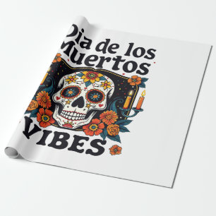 Papel De Regalo Día de los muertos Víbes Oaxaca Día de los muertos