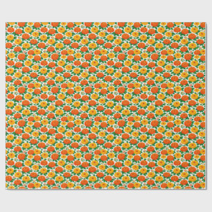 Papel De Regalo Día de Muertos, Fiesta de Marigold 