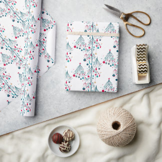 Papel De Regalo Día de Navidades de patrones sin problemas