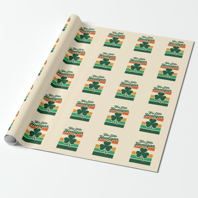 Papel De Regalo Día de San Patricio fue gracioso (Desenrollado)