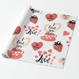 Papel De Regalo Día de San Valentín