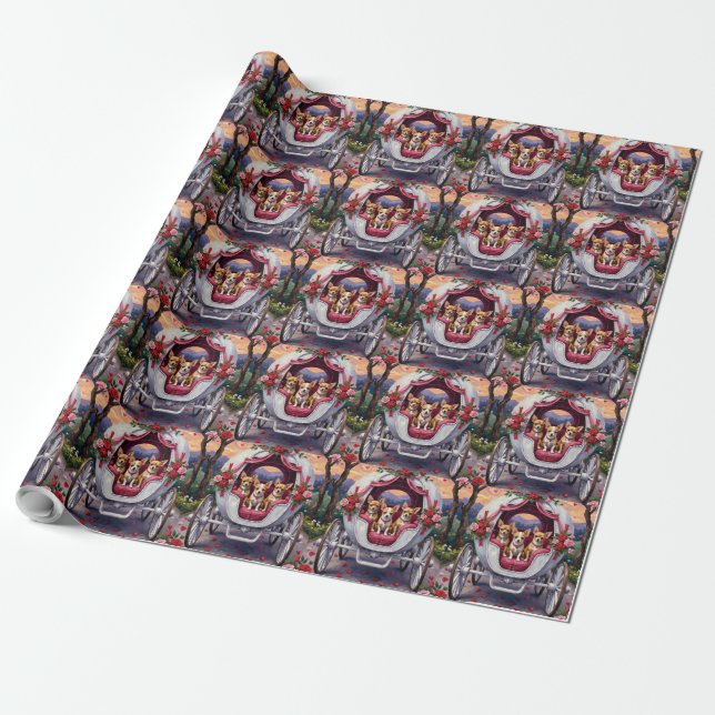 Papel De Regalo Día de San Valentín del perro Chihuahua (Desenrollado)
