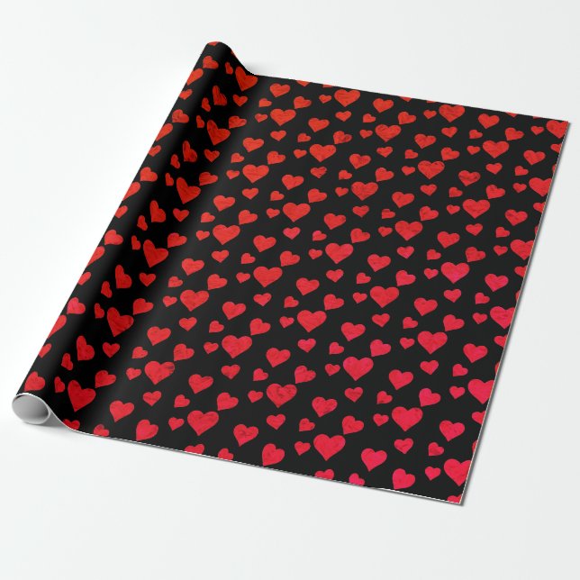 Papel de Regalo Día de San Valentín Estampado de C (Desenrollado)