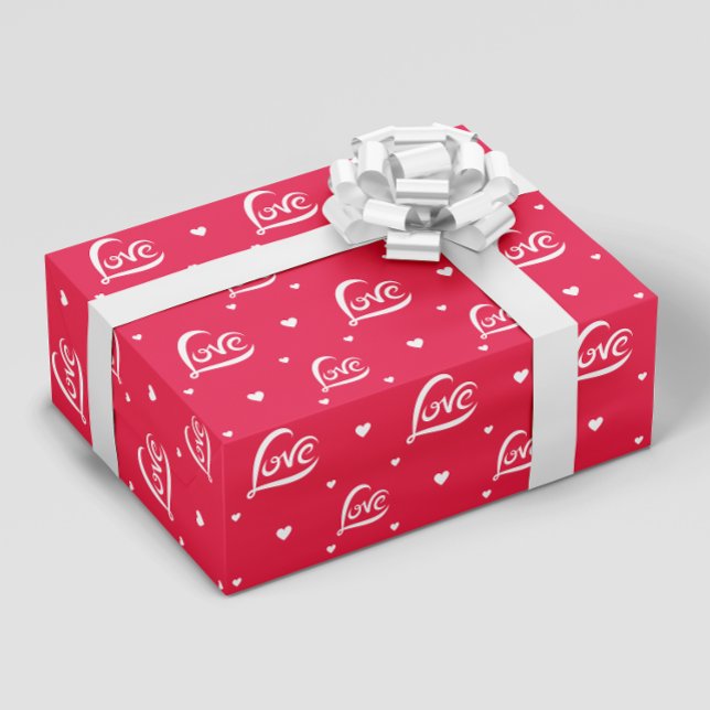 Papel De Regalo Día de San Valentín Love Heart (Subido por el creador)