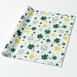 Papel De Regalo Día de Shamrock St. Patrick