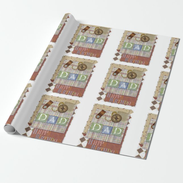 Papel De Regalo Día del padre (Desenrollado)