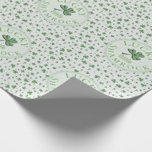 Papel De Regalo Día del Pequeño Shamrock St Patrics