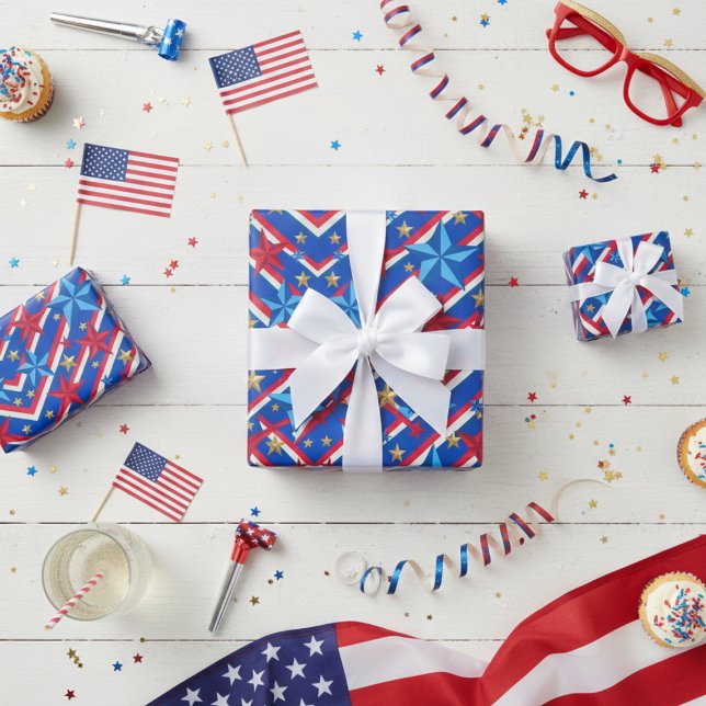 Papel De Regalo Día del Trabajo Patriótico (Subido por el creador)