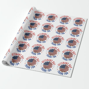 PAPEL DE REGALO DÍA DEL VETERANO GRACIAS