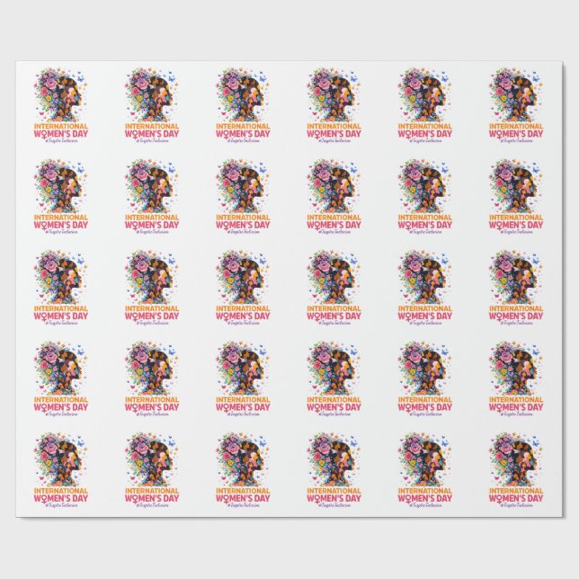 Papel De Regalo Día Internacional de la Mujer (Superficie plana)