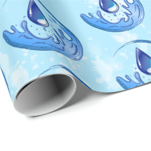 Papel De Regalo Día Mundial del Agua Salvar el Agua Salvar la Tier
