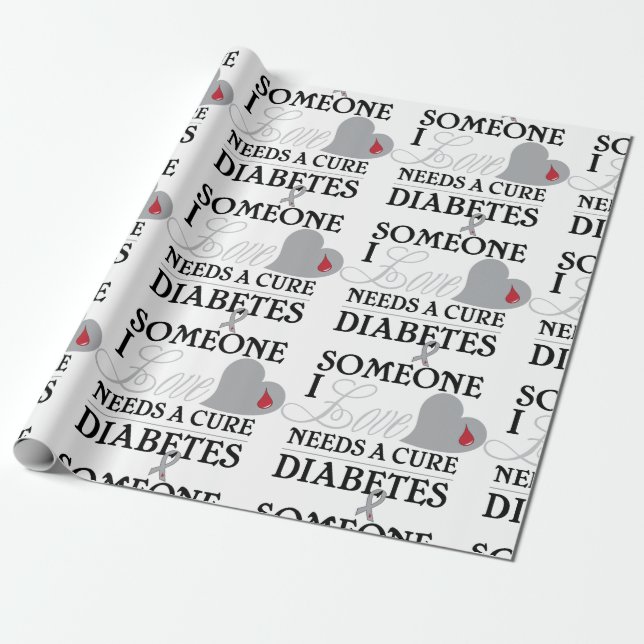 Papel De Regalo Diabetes (Desenrollado)